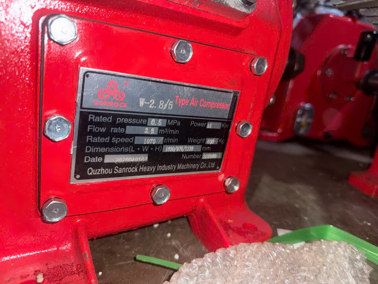 Đầu n&eacute;n kh&iacute; 3 piston W2.8/5 gi&aacute; rẻ