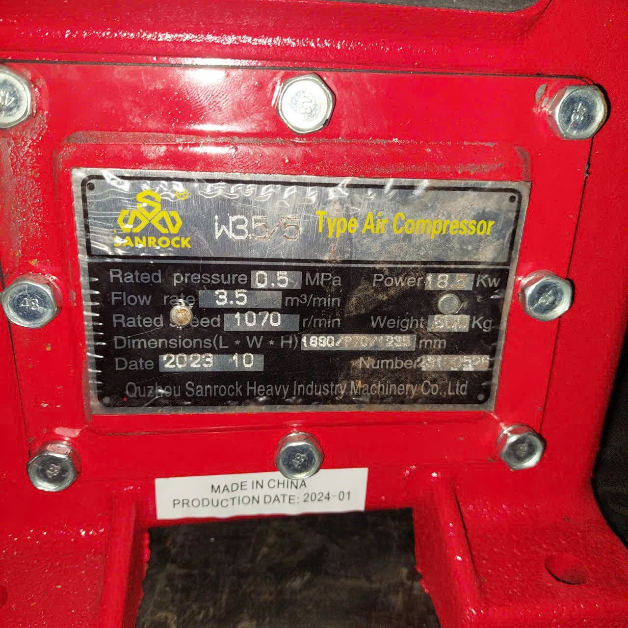 Đầu n&eacute;n kh&iacute; 3 piston W3.5/5